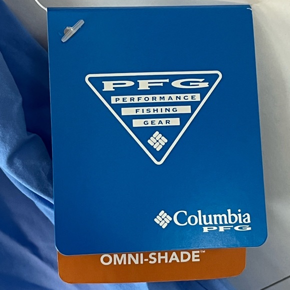 NWT Columbia Women's Bahama Light Blue Long Sleeve PFG Fishing Shirt. Size S/P. - Picture 5 of 12